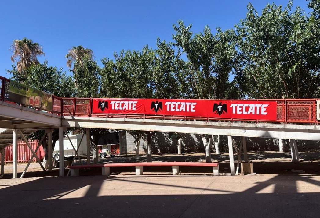 Barra de cerveza y punto de venta rotulado en estadio por VYN Servicios